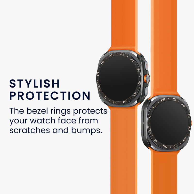 kwmobile Protective Ring compatible with Samsung Galaxy Watch Ultra 47mm Fitness Tracker