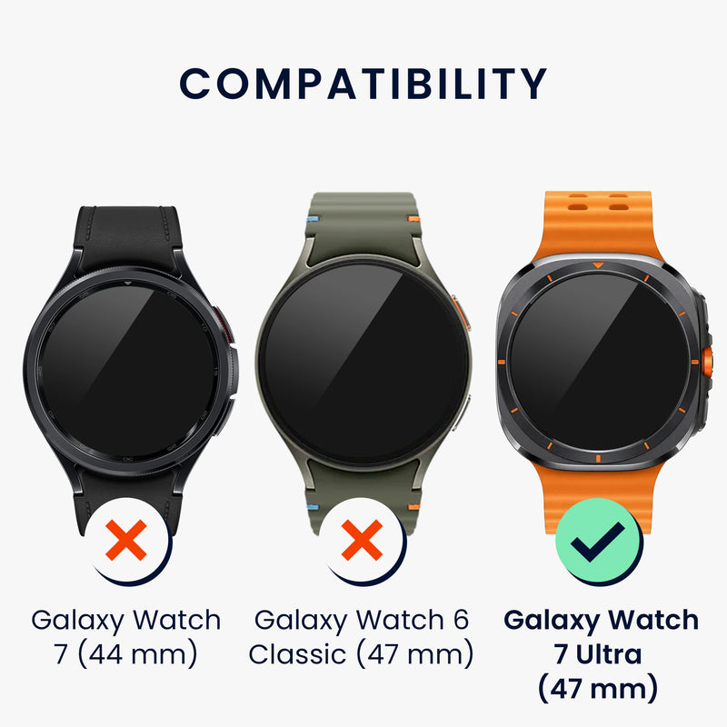 kwmobile Protective Ring compatible with Samsung Galaxy Watch Ultra 47mm Fitness Tracker