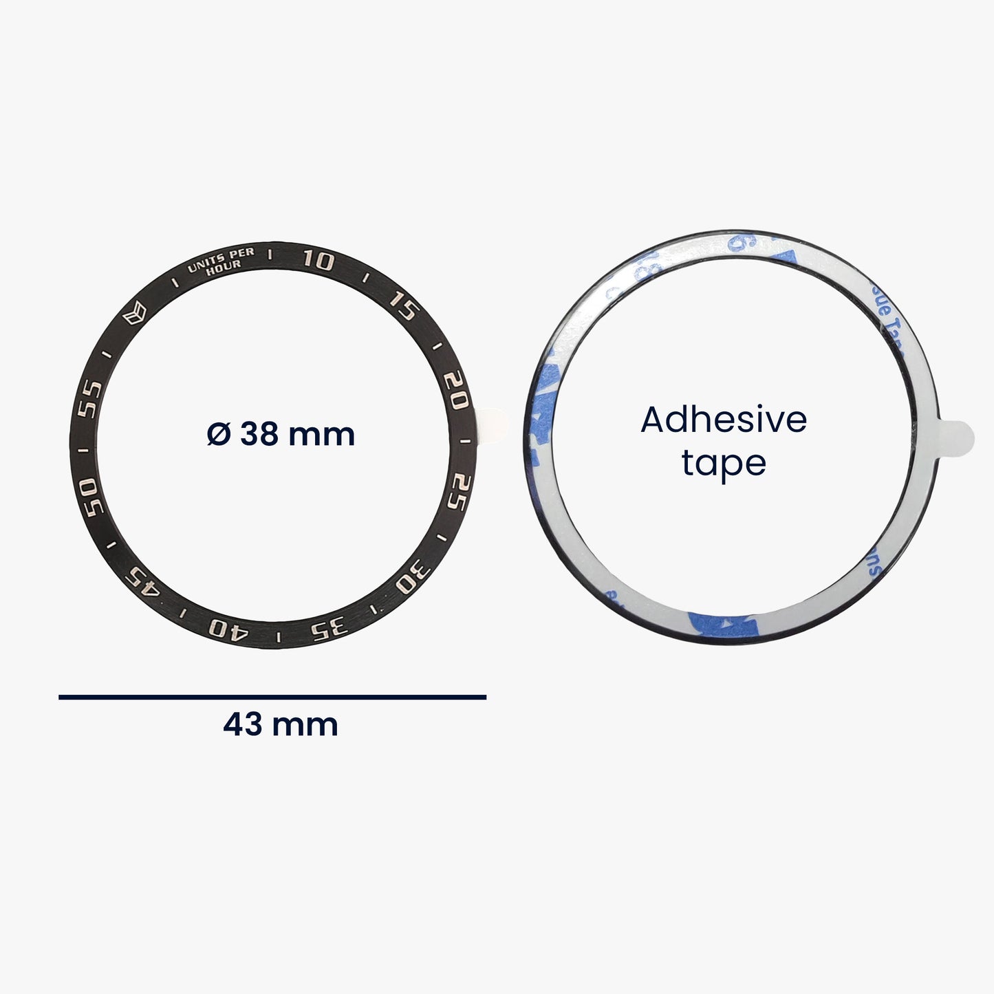 kwmobile Protective Ring compatible with Samsung Galaxy Watch Ultra 47mm Fitness Tracker