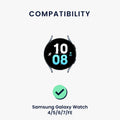 kwmobile Replacement Band compatible with Samsung Galaxy Watch Smartwatch Scrunchie Hair Tie Design Inner Dimensions 14 - 19 cm