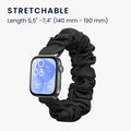 kwmobile Replacement Band compatible with Huawei Watch Fit 3 / Fit 4 - Smartwatch Scrunchie Hair Tie Design Inner Circumference 14 - 19 cm