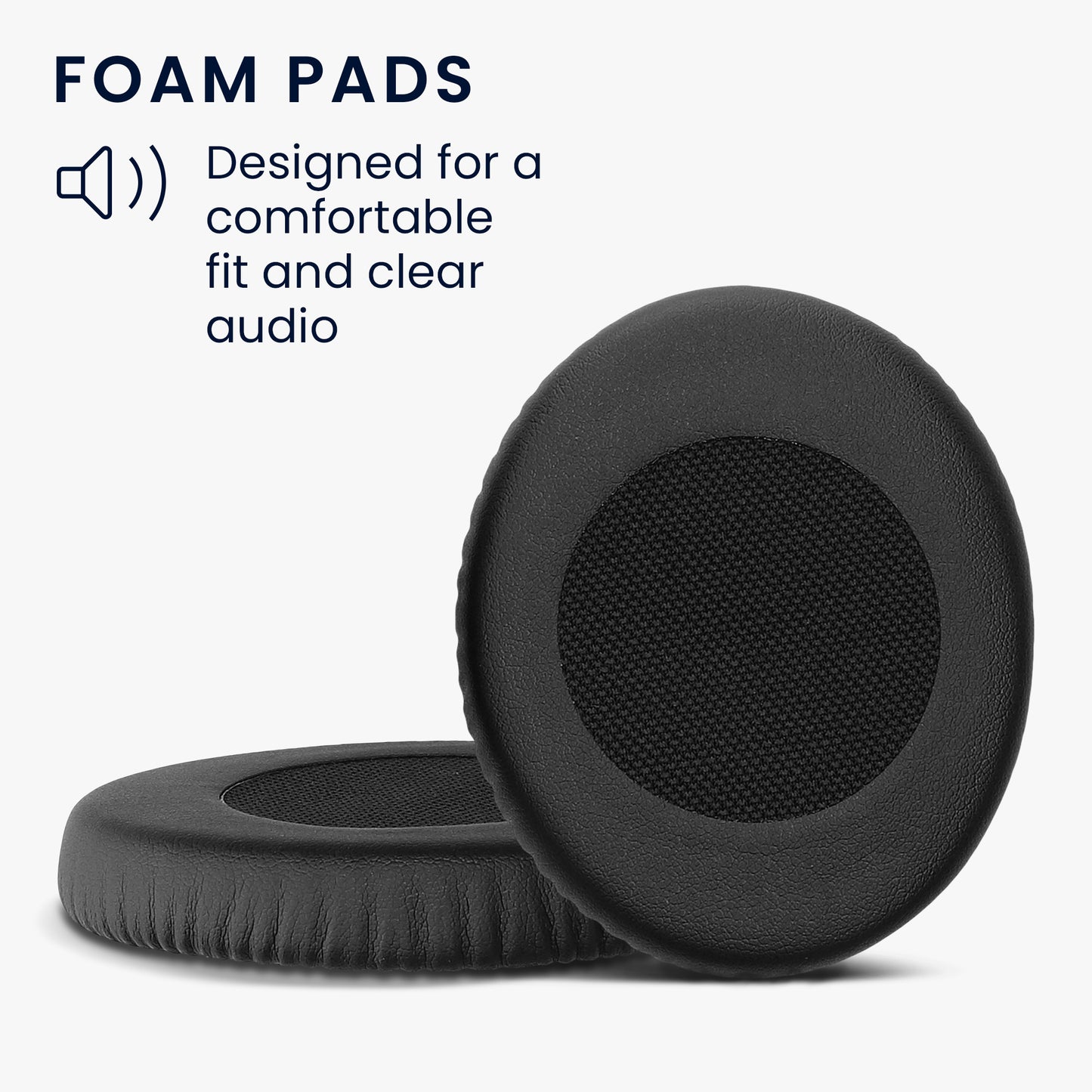 kwmobile Ear Pads for Sennheiser HD2.01 / HD2.20S / HD2.30I / HD2.30G Replacement Earpads Headphone Replacement Parts Over Ear Headphones