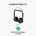 kwmobile Ear Pads for Plantronics Voyager UC B825 Earpads Replacement Ear Cushion Headphone Spares Headset Replacement Pads Over-Ear Headphones