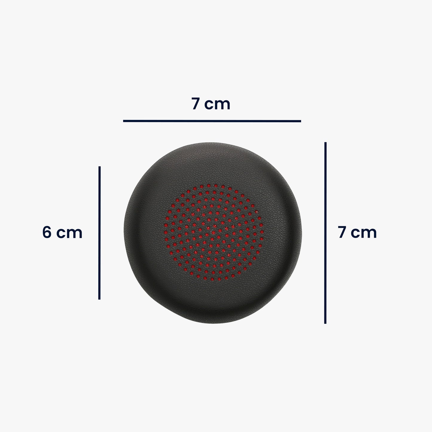 kwmobile Ear Pads for Plantronics Voyager UC B825 Earpads Replacement Ear Cushion Headphone Spares Headset Replacement Pads Over-Ear Headphones