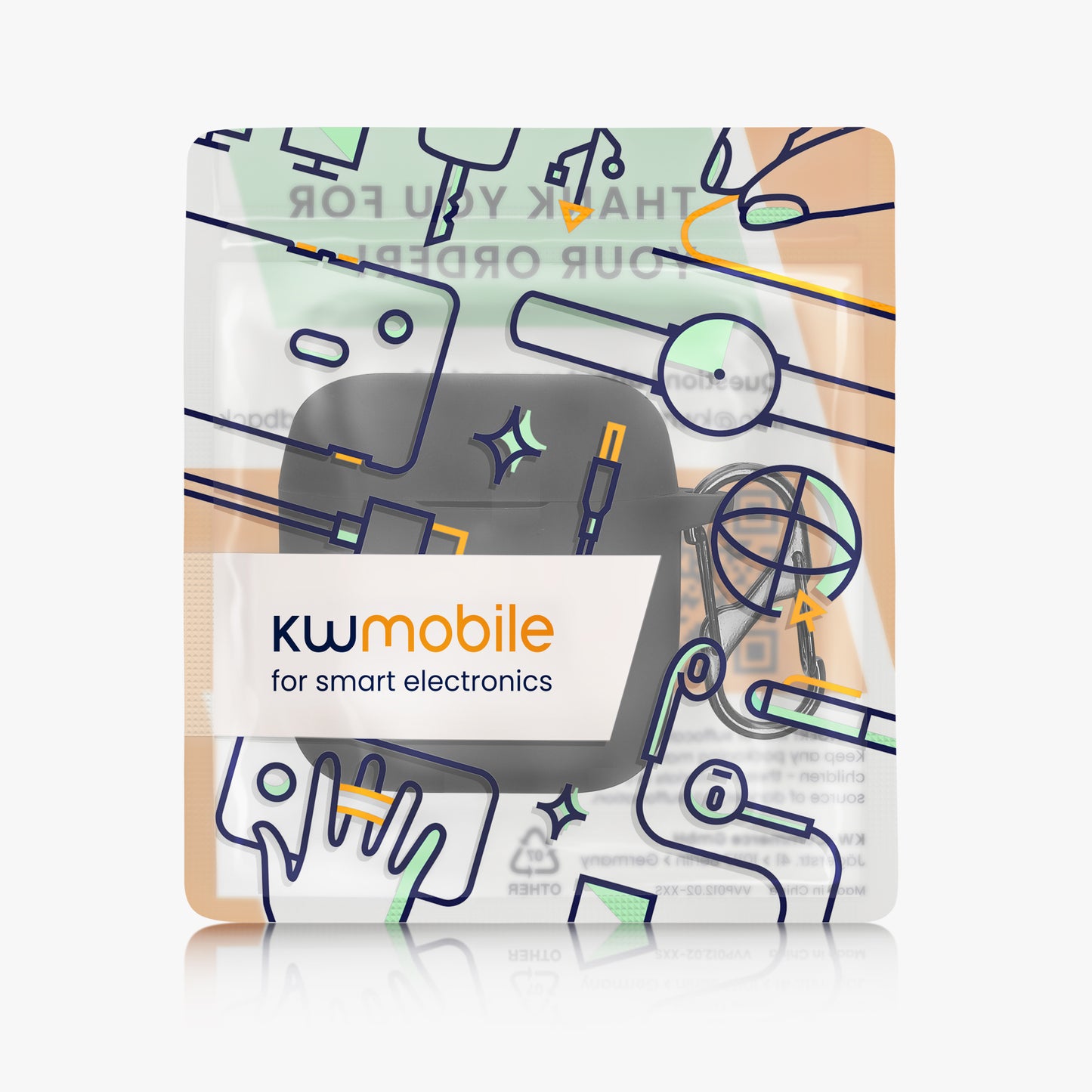 kwmobile Case compatible with Marshall Minor IV / Minor 4 Headphones