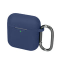 kwmobile Hülle kompatibel mit Marshall Minor IV / Minor 4 Kopfhörer - Silikon Schutzhülle Etui Case Cover Schoner in Dunkelblau Dunkelblau  