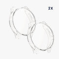 kwmobile Silicone Case for Samsung Galaxy Watch 7 40mm Protective Full-Body Display Cover Set