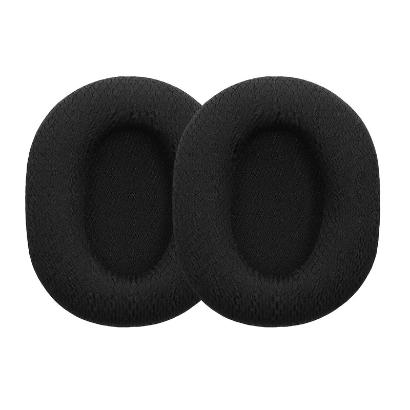kwmobile 2x Samt Ohr Polster für Razer BlackShark V2 Pro (2023) Ohrpolster - Ersatz Ohrpolster - Kopfhörer Ersatzteile - Kopfhörer Ersatzpolster für Over Ear Headphones Schwarz  