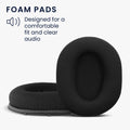 kwmobile Ear Pads for Razer BlackShark V2 Pro (2023) Earpads Replacement Ear Cushions Headphone Spare Parts Headphone Replacement Pads for Over-Ear Headphones