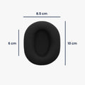 kwmobile Ear Pads for Razer BlackShark V2 Pro (2023) Earpads Replacement Ear Cushions Headphone Spare Parts Headphone Replacement Pads for Over-Ear Headphones