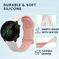 kwmobile Replacement Strap Compatible with Garmin Forerunner 55 / Forerunner 165 / 245 / 645 / 570 42mm Watchband