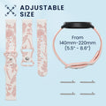 kwmobile Replacement Strap Compatible with Garmin Forerunner 55 / Forerunner 165 / 245 / 645 / 570 42mm Watchband