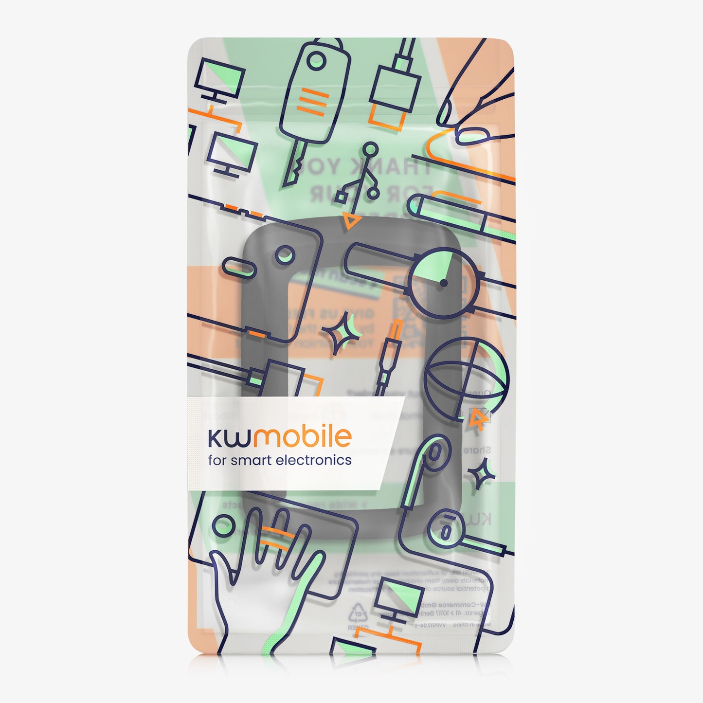 kwmobile Case Compatible with Bryton Rider 460 / R460 - Protective Cover