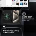 kwmobile Wireless Charger Panel Protective Cover for Tesla Model Y / Model 3 - Car Charging Pad Mat - Cover Phone Pad