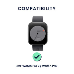 kwmobile Uhrenarmband für CMF Watch Pro 2 / Watch Pro 1 Armband Fitnesstracker Band Set Ersatzarmband Smartwatch