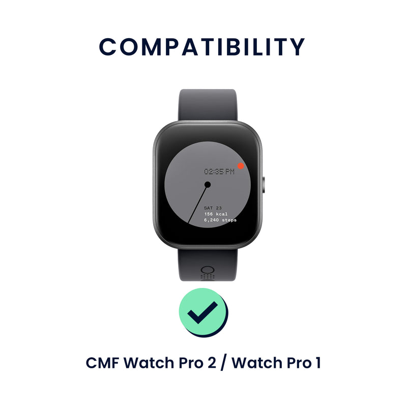 kwmobile Watch Strap for CMF Watch Pro 2 / Watch Pro 1 Bracelet Fitness Tracker Band Set Replacement Strap Smartwatch