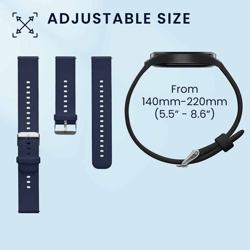kwmobile Watch Strap for CMF Watch Pro 2 / Watch Pro 1 Bracelet Fitness Tracker Band Set Replacement Strap Smartwatch