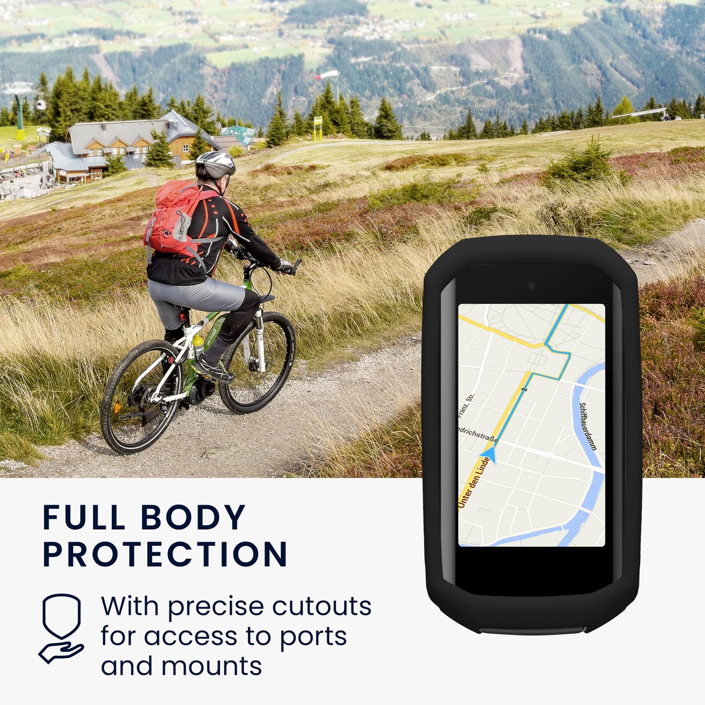 kwmobile Case Compatible with Garmin Edge 1050