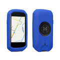 kwmobile Hülle kompatibel mit Garmin Edge 1050 - Silikon GPS Fahrrad Case Schutzhülle Blau  