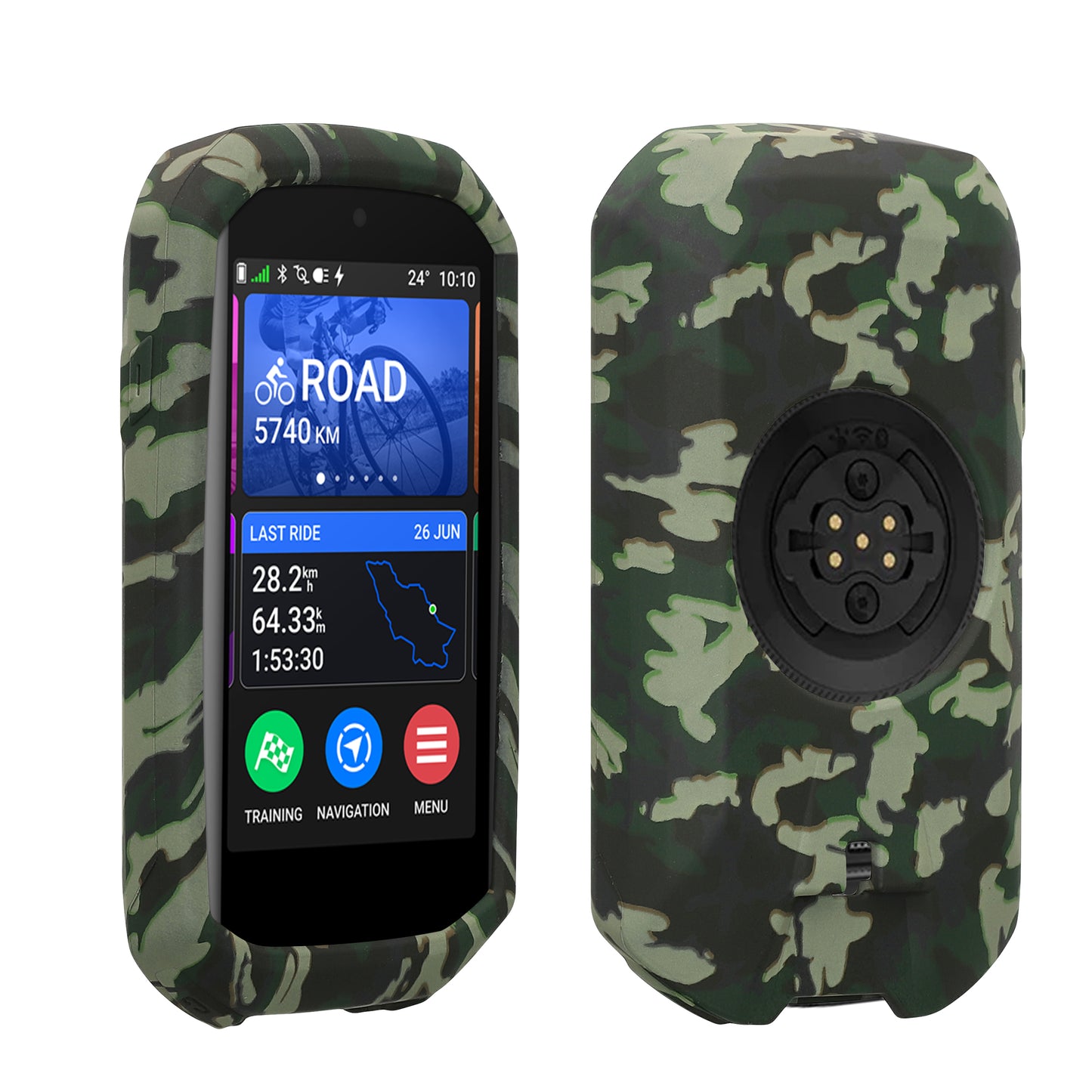 kwmobile Hülle kompatibel mit Garmin Edge 1050 - Silikon GPS Case - Backcover für Bike GPS Computer - Schutzhülle Fahrradcomputer Schwarz  [dsg01]