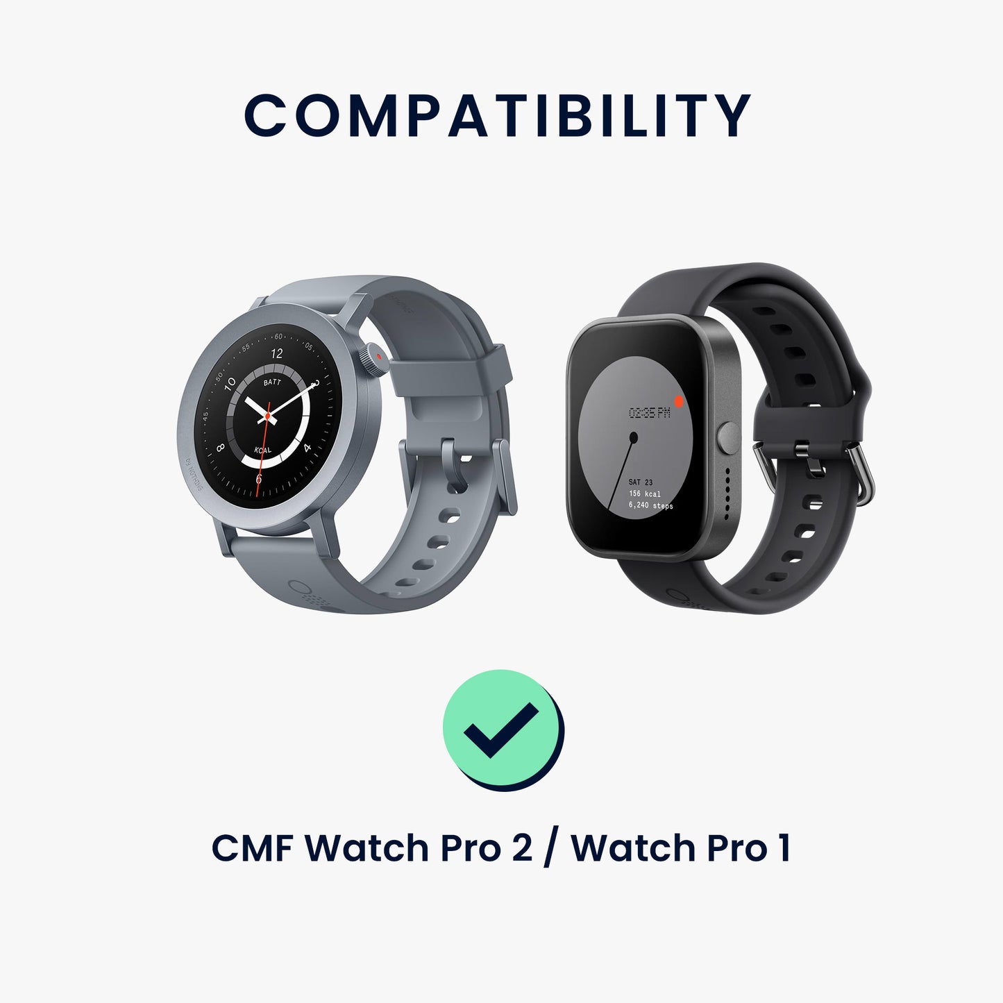 kwmobile USB Cable Charger compatible with CMF Watch Pro 2 / Watch 3 Pro Charging Cable Smart Watch Replacement Cable Fitness Tracker Charging Cable