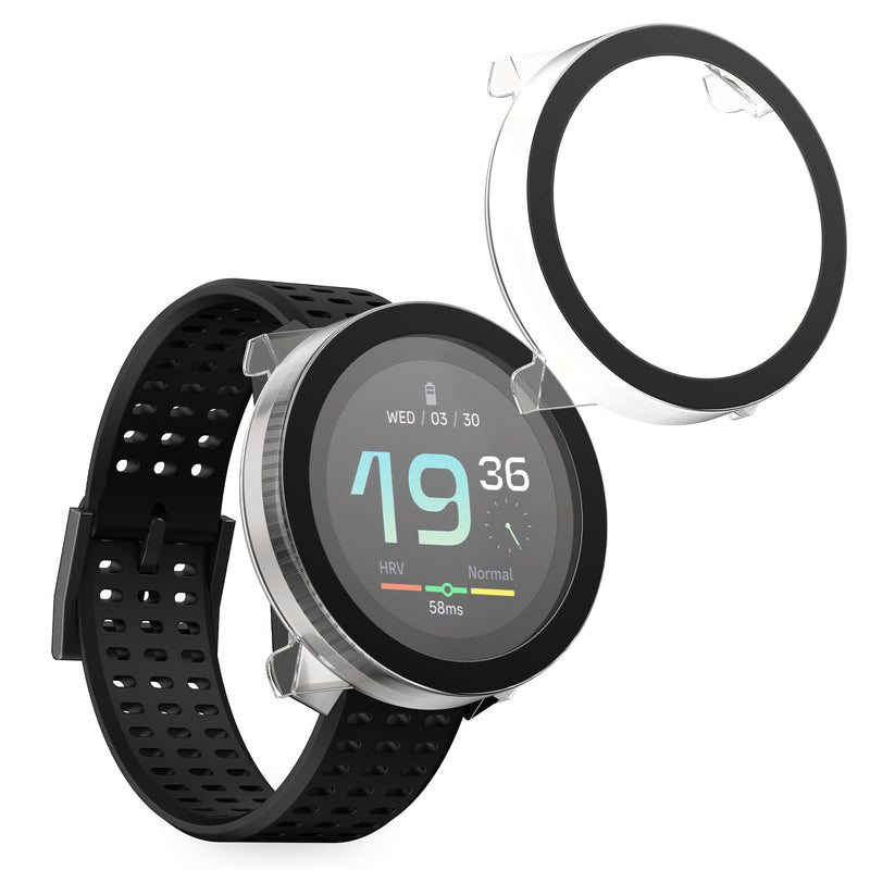 kwmobile Glass Case for Suunto Race S Protective Cover Fullbody Fitness Tracker Case Set