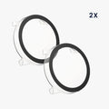 kwmobile Glass Case for Suunto Race S Protective Cover Fullbody Fitness Tracker Case Set