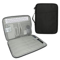 kwmobile Tablet and Keyboard Bag compatible with Magic Keyboard K380 K480 & 12.9" - 13" Tablet Case - Tablet Pouch with Multiple Pockets - Bluetooth Keyboard Protective Cover