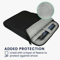 kwmobile Tablet and Keyboard Bag compatible with Magic Keyboard K380 K480 & 12.9" - 13" Tablet Case - Tablet Pouch with Multiple Pockets - Bluetooth Keyboard Protective Cover