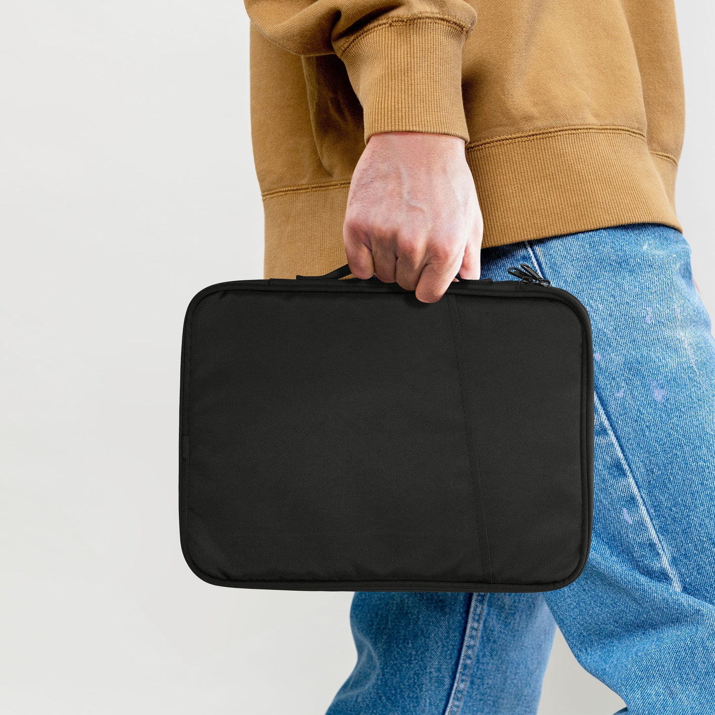 kwmobile Tablet and Keyboard Bag compatible with Magic Keyboard K380 K480 & 12.9" - 13" Tablet Case - Tablet Pouch with Multiple Pockets - Bluetooth Keyboard Protective Cover