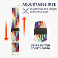 kwmobile Replacement Strap compatible with Huami 22mm Amazfit Bip 6 / Bip 5 Unity / Bip 5 / GTS 3 / Balance 2 / Helio Strap Band Set with Magnetic Clasp