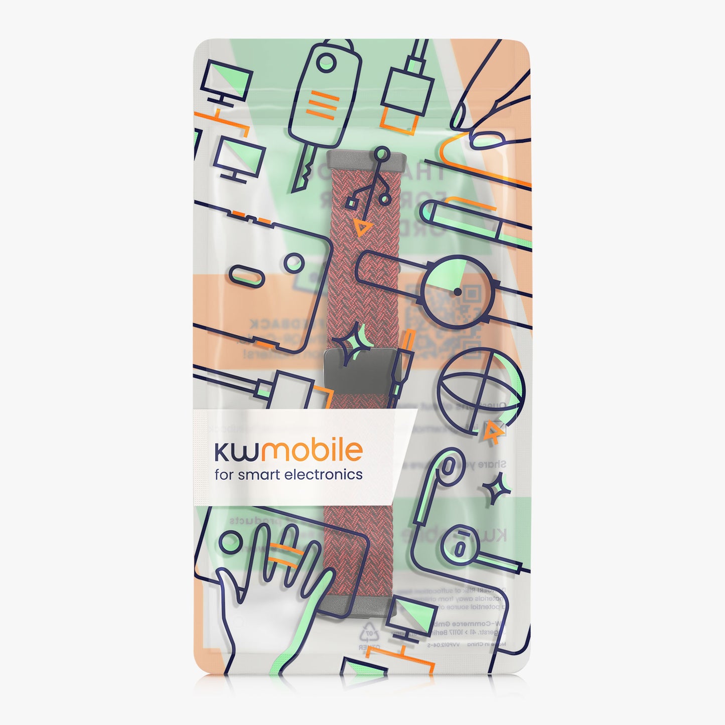 kwmobile Replacement Strap compatible with Huawei Watch Fit 3 / Fit 4 Strap
