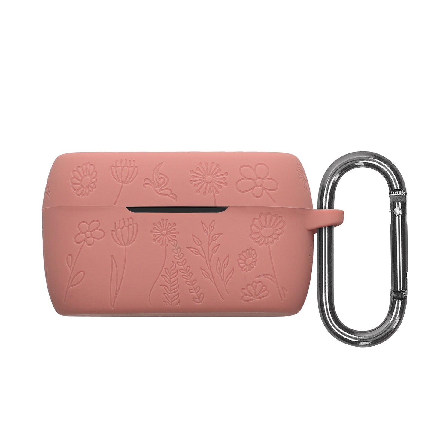 kwmobile Case for Jabra Elite 4 Headphones Protective Cover with Carabiner