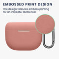 kwmobile Case for Jabra Elite 10 / E10 Cover - Headphone Protective Case with Carabiner
