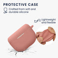 kwmobile Case for Jabra Elite 10 / E10 Cover - Headphone Protective Case with Carabiner