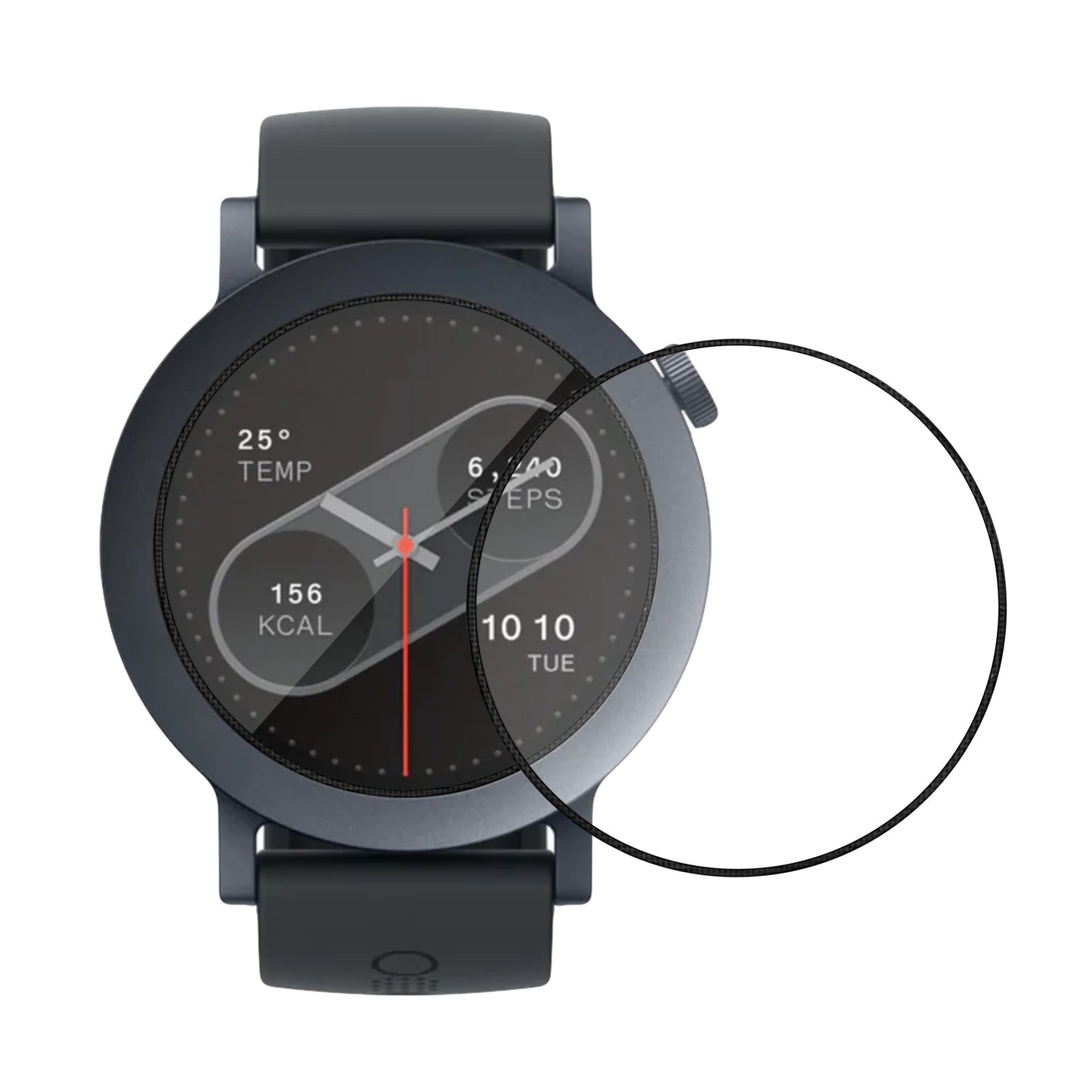 kwmobile Screen Protector compatible with CMF by Nothing Watch Pro 2 Film Protective Film for Fitness Tracker Robust Screen Protection
