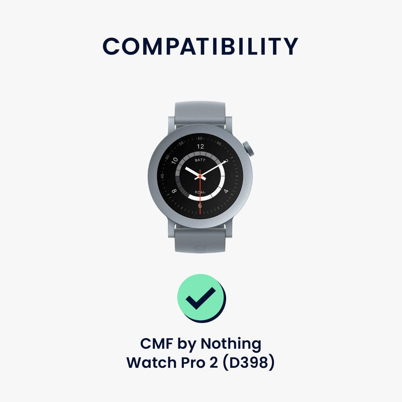 kwmobile Screen Protector compatible with CMF by Nothing Watch Pro 2 Film Protective Film for Fitness Tracker Robust Screen Protection