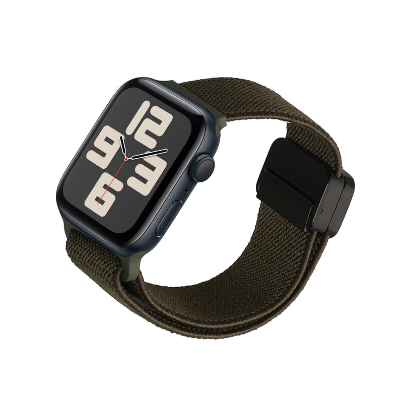 kwmobile Replacement Strap Compatible with Apple Watch SE 44mm iWatch 9/8/7/6/5/4/3 44mm Band with Magnetic Closure