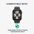 kwmobile Replacement Strap Compatible with Apple Watch SE 44mm iWatch 9/8/7/6/5/4/3 44mm Band with Magnetic Closure