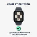 kwmobile Replacement Strap Compatible with Apple Watch SE 40mm iWatch 9/8/7/6/5/4/3 40mm Strap