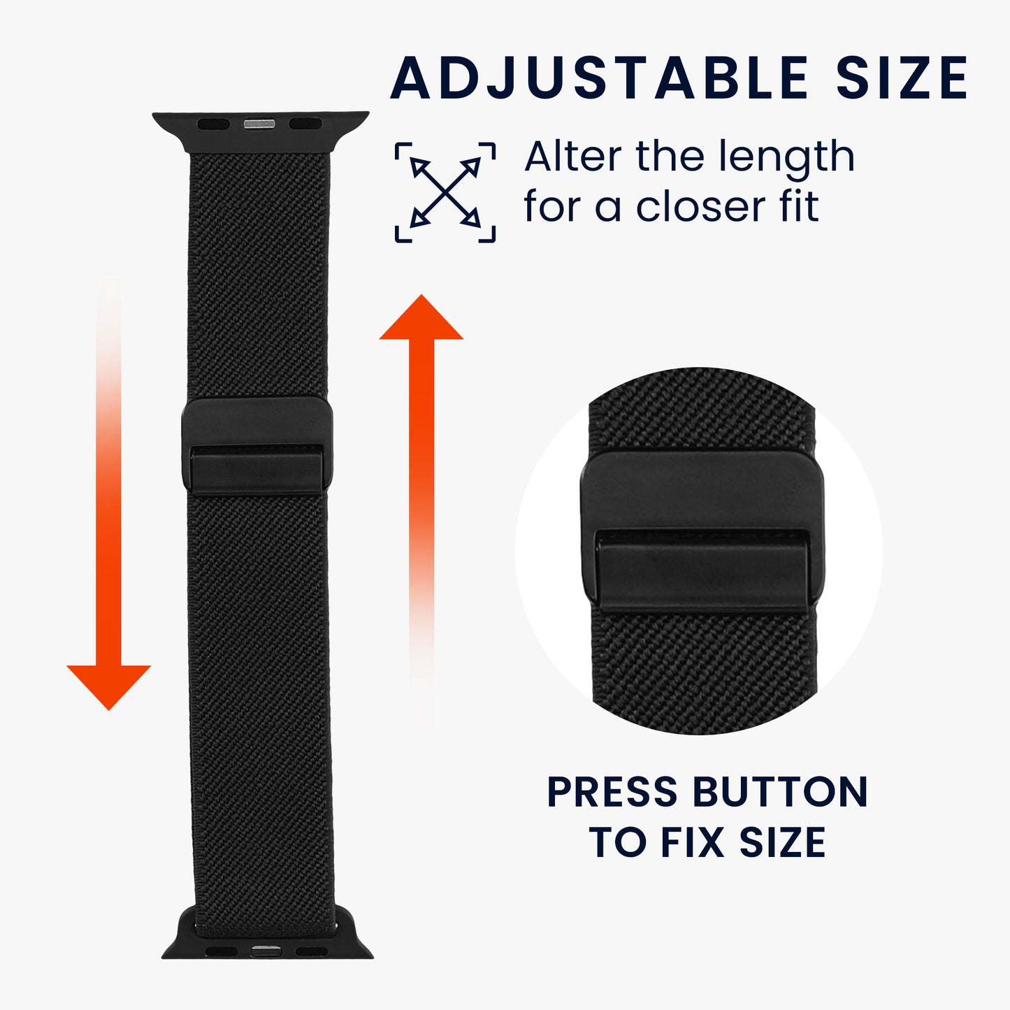 kwmobile Replacement Strap Compatible with Apple Watch SE 40mm iWatch 9/8/7/6/5/4/3 40mm Strap