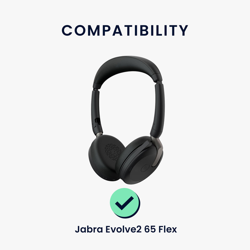 2x Earpads for Jabra Evolve2 65 Flex
