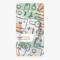 kwmobile 2-in1 Case Compatible with Apple Airpods 1 & 2 - Headphone Case Compatible with Airtag - Protective Cover with Carabiner