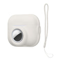 kwmobile 2-in-1 Case Compatible with Apple Airpods Pro 2 - Headphone Case Compatible with Airtag - Protective Cover with Carabiner