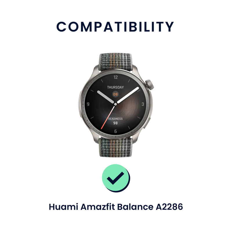 kwmobile Watch Strap for Huami Amazfit Balance A2286 Band Fitness Tracker Strap Set Replacement Band Smartwatch