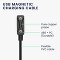 kwmobile USB Cable Charger compatible with Polar Ignite 3 / Pacer / Pacer Pro / Vantage V3 / Vantage M3 Charging Cable Smart Watch Replacement Cable Fitness Tracker Charging Cable
