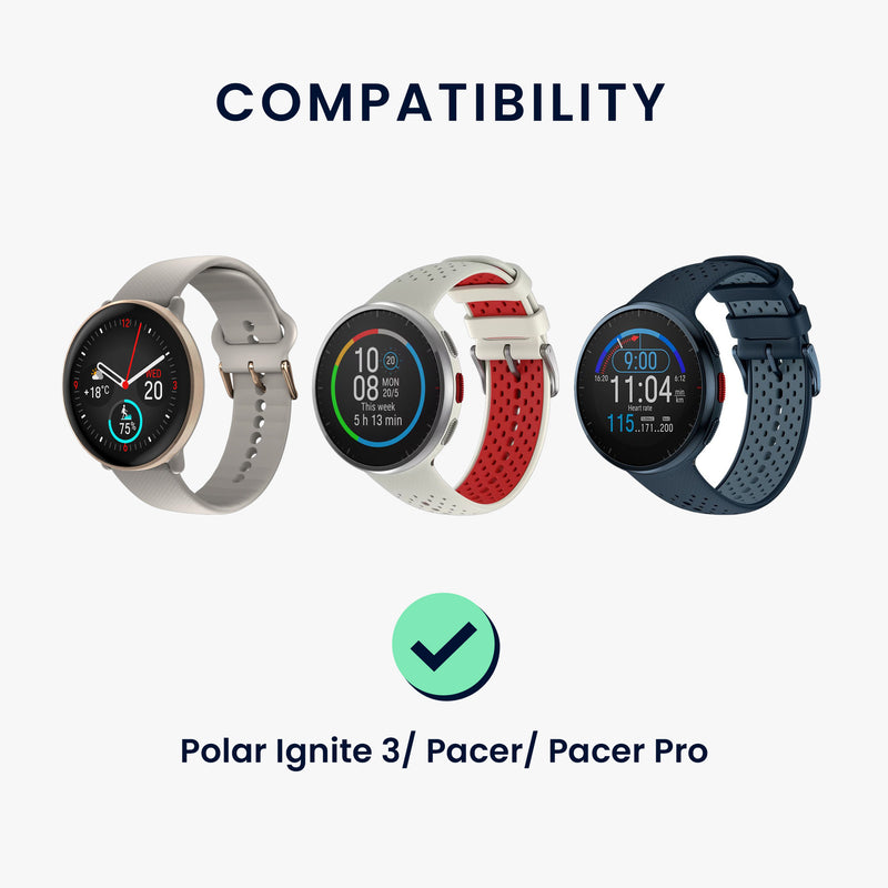 kwmobile USB Cable Charger compatible with Polar Ignite 3 / Pacer / Pacer Pro / Vantage V3 / Vantage M3 Charging Cable Smart Watch Replacement Cable Fitness Tracker Charging Cable