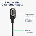 kwmobile USB Cable Charger compatible with imoo Watch Phone Z7 / Z8 / Z9 / Z10 Charging Cable Smartwatch Replacement Cable Fitness Tracker Charging Cable