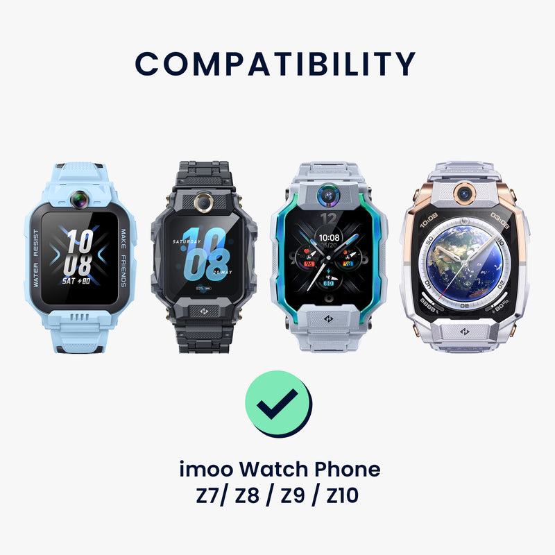 kwmobile USB Cable Charger compatible with imoo Watch Phone Z7 / Z8 / Z9 / Z10 Charging Cable Smartwatch Replacement Cable Fitness Tracker Charging Cable
