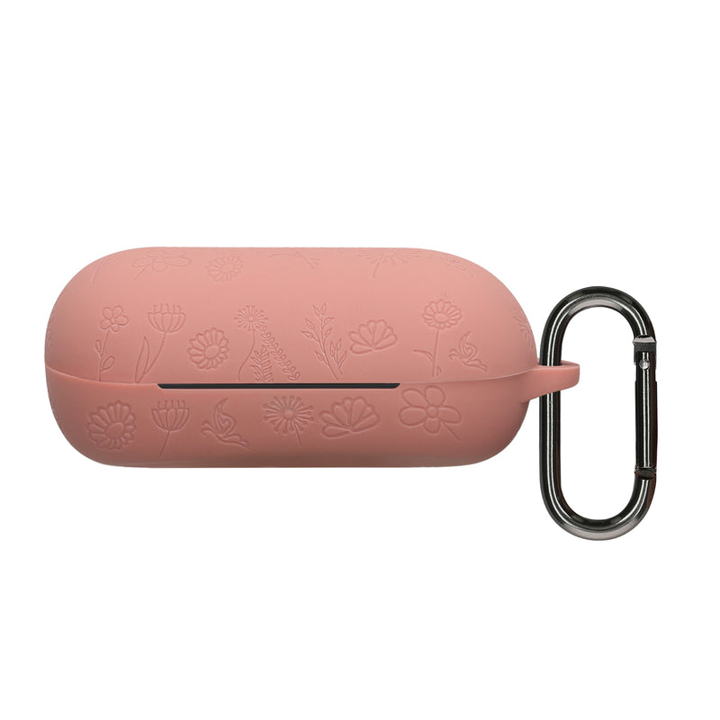 kwmobile Silicone Case for Sony WF-C700N Case - Headphone Protective Cover with Carabiner